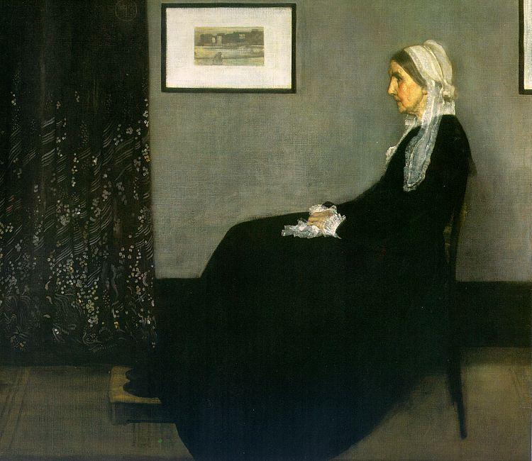 James Abbott McNeil Whistler Portrait of the Artist s Mother oil painting picture